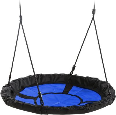 China Promotional Good Quality Weaving Swing Kids Round Nest Swing Hanging Set for sale