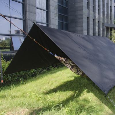 China Diagonal Tying Type Customized Wholesale Hammock Sunshade Camping Rain Fly Tent Waterproof Tarp for sale