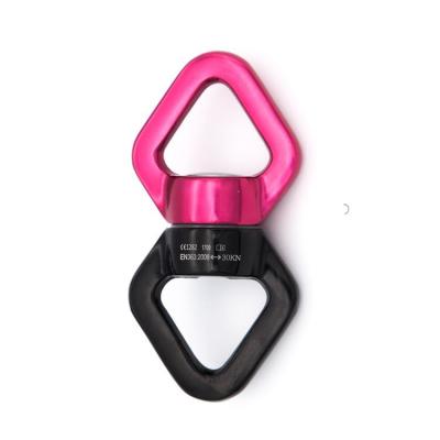 China High Strength High Quality Durable Using Various Color Locking Aluminum Swivel Hook Universal Carabiner Ring for sale