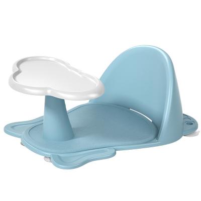 China 2021 Eco-freindly Amazon Hot Sale Baby Bath Seat Baby Bath Chair With Tray for sale