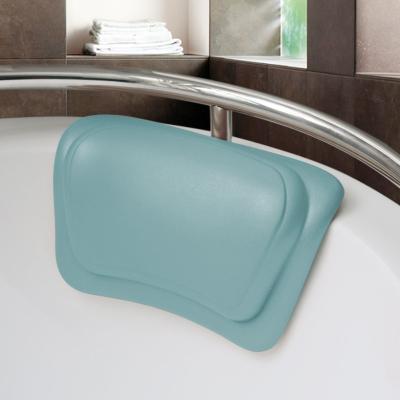 China Bath Room New Style Bathtub Neck Protector Silicone Suction Cup Pillow Waterproof for Family and Hotel for sale