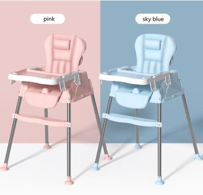 China Modern Hot Sale Baby Safety Dining Chair, Multifunctional Tray Height Adjustable Folding Portable Dismountable Umpire Chair For Baby 3 in 1 for sale