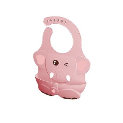 China BPA Free 2020 Logo Custom Feeding Bib Cute Wholesale Toddlers Waterproof BPA Free Silicone Baby Bibs for sale