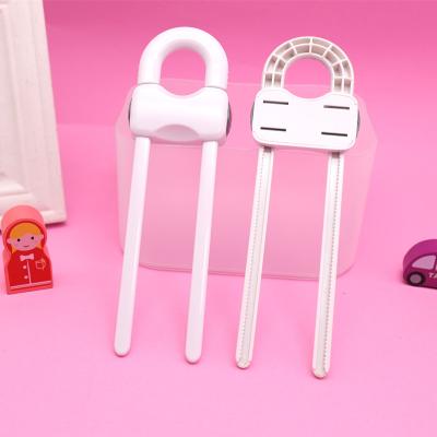 China 2021 New Universal Easy Installation White Child Safety U Shaped Lock for sale