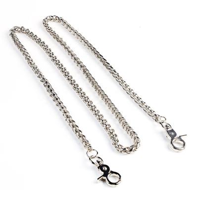 China High Quality Fashionable Metal Chain Bag Strap Accessories Chains Silver Stainless Steel Shoulder Metal Chain Belt for sale