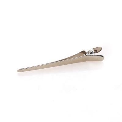 China Factory Supply Hair Accessories Metal Alligator Fork Hair Clips Iron For Professional Salon Use for sale