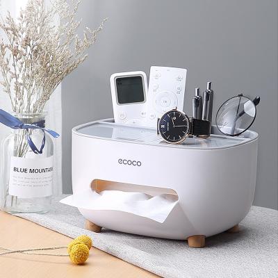 China Beautiful Modern Wholesale High Quality Multifunctional Office Nordic Plastic Paper Box Tissue Storage Box for sale