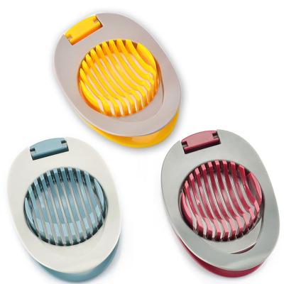 China Viable Wire Kitchen Instrument Accessories Boiled Egg Strawberry Cutter Stainless Steel Egg Slicer for sale