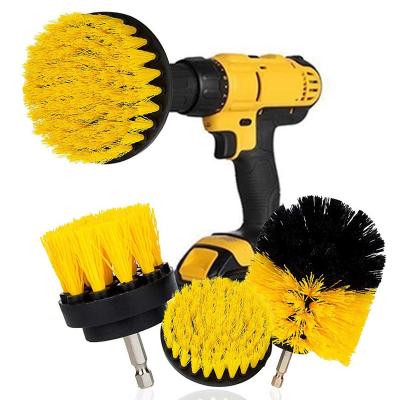 China Sustainable Multi-Function Bathroom Cleaner Scrub Sweeps Grout Tile Tub Outdoor Shower Kitchen Auto Care Cleaning Tools Drill Brush for sale