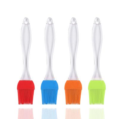 China Viable Silicone Spatula BBQ Brush Cooking BBQ Oil Heat Resistant Condiment Brushes Kitchen Bar Cake Tools Utensil Baking Supplies for sale