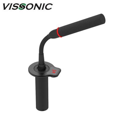 China Vissonic Flush Mount Conference Microphone Base with Compact Design Audio System VIS-GSK-F for sale