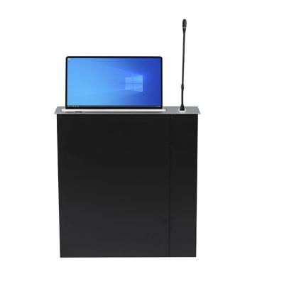 China Voting Screen Table Hidden Inch Paperless Video Conference System With Microphone for sale