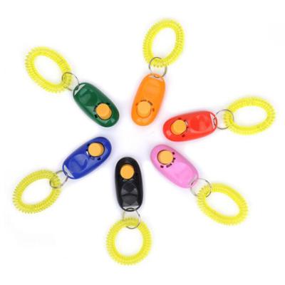 China Kingtale Coolrunner Universal Viable Dog Clicker Pet Animal Training With Wrist Bands Strap for sale