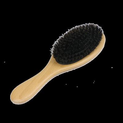 China Wood Cushion Boar Hair Beech Wood Hair Color Dryer Cleaning Detangling Hair Brushes For Extension for sale