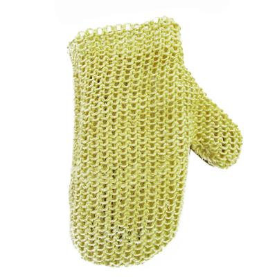 China All Natural Cheap Factory Price High Quality All Natural Sisal Towels Shower Mat Exfoliating Mitten Cleaning Bath Rub Glove for sale