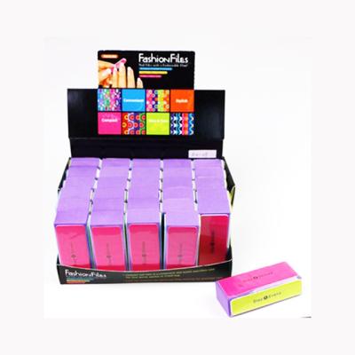 China Sponge 4 in 1 Sponge Professional Square Nail File for sale