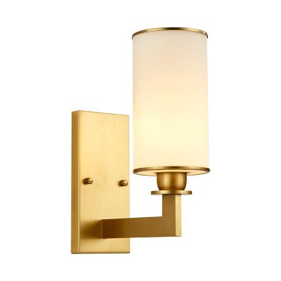 China High Quality Brass Wall Lamp Industrial Indoor Sconce Light Home Villa Hotel Cafe Restaurant Project Wall Brass Wall Lamp for sale