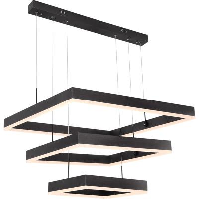 China HITECDAD 2021 New Nordic Style Square Type Dressers 3 Layers Living Room Bedroom Modern Decorative Acrylic Minimalist Chandelier Lighting for sale