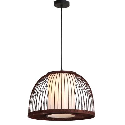 China HITECDAD Contemporary High Quality Bamboo Pendant Light Chandelier Bamboo Lamp Night Light Decoration for sale