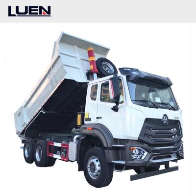 China Shacman 2021 HOWO 2018 Year 375 HP 30 Ton New Bucket Used Trucks Tipper Truck For Sale < 4L for sale