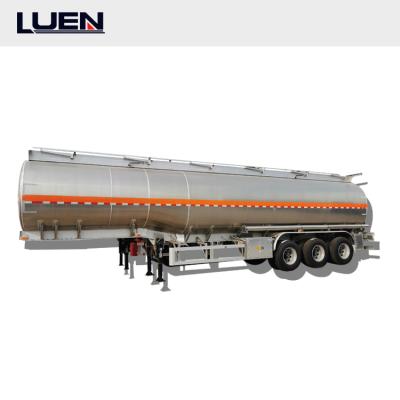 China Used truck trailer carbon steel 50000 liters 3 axles propane tank trailer crude oil tankers used trailers for sale for sale