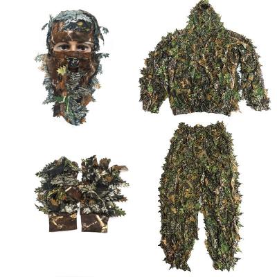 China DIY Army Woodland Desert Sniper Lightweight Hunting Ghillie Suit Military Sniper Camouflage Ghillie Suit for sale