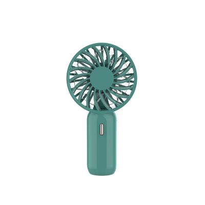 China OEM Wholesale Light Weight Mini Small USB Rechargeable Handheld Atmosphere Fan With LED Light for sale