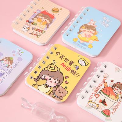 China Mini Custom Creative Office Cute School Girl Portable Notebook Stationery Supplies A6 for sale