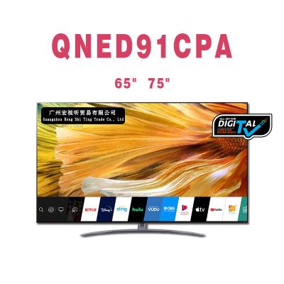 China Undercarriage QNED91CPA Series 65 75 MINI LED 4K WIFI Smart TV WebOS 6.0 Inch UHD Digital TV System DVB-T2 DTMB > 55