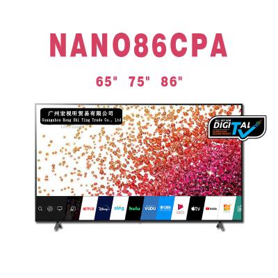 China Undercarriage NANO86CPA Series 65 75 86 Inch UHD LED 4K WIFI Smart TV WebOS 6.0 System DVB-T2 DTMB Digital Television > 55