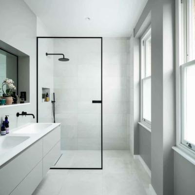 China Modern style waterproof shower room door, bathroom glass partitions, factory direct sale for sale