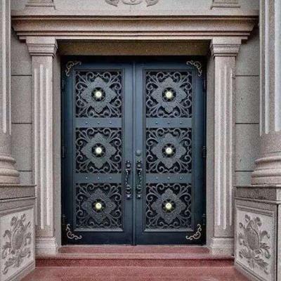 China Modern simple lightweight luxury high-end iron door, give 500 yuan cash discount for sale