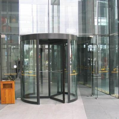 China Waterproof Automatic Door 3 Wing Automatic Revolving Door for sale