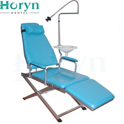 China Luxury model HY-C004 of lightweight and flexible metal folding chair for dental beauty salon for sale