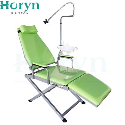 China Eco-friendly High Quality Dental Portable Folding Chair Fold Unit Mobile Clinic Use for sale