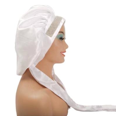 China Wholesale hot sale brand product moq stockings silk satin hair clean formal sleep bonnet for women for sale