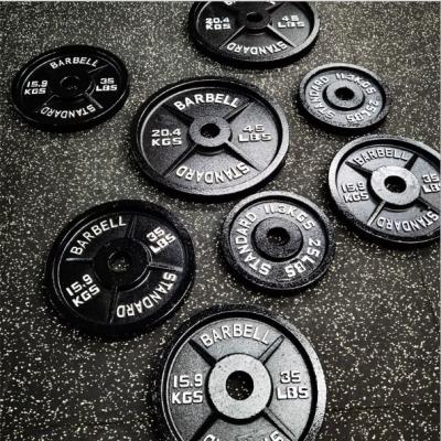 China Durable Fitness Weightlifting Disc Plate Gym Rubber Weight Plates for sale