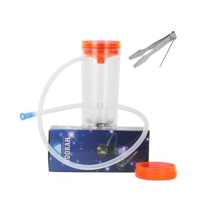 China Mini Small Acrylic Hookah Hookah Cup With LED Light DIY Shisha Hose Wholesale China for sale