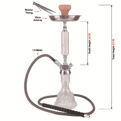 China Factory Wholesale High Quality Hookah Saudi Arabia Hookah Set Zinc Alloy Middle for sale