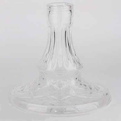 China Crystal glass hookah hookah accessories cut glass shisha hookah crystal glass for sale