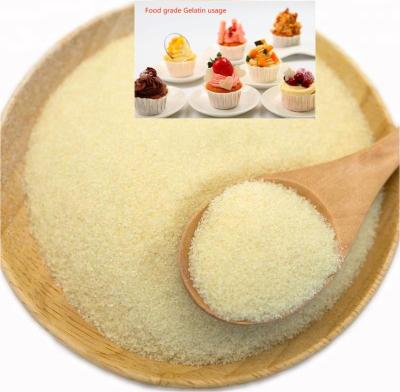 China Natural Odorless Edible Halal Gelatin Powder Iso Certified for sale