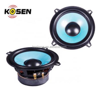 China 5.25inch injection PP car speaker in blue color for fantatistic sound quality KS-CW023 for sale