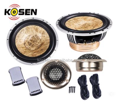 China Aluminum Excellent Sound at Large Volume for 6.5 Inch 2 Way Luxury Car Audio Component Speaker for sale