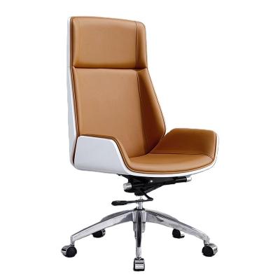 China Luxury Modern Simple Ergonomic Lifting High End Swivel Business Boss (Height) Adjustable Chair Household Computer Chair Office Chair for sale