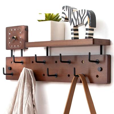 China Viable Clothes Hang Wall Hanging Wall Porch Front Door Hanging Racks Enter Creative Home Coat Hook Hanger Coat Rack for sale