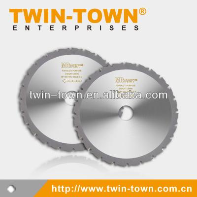 China Universal Tungsten Carbide Steel For Construction Metal 210x24Tx30/25.4mm for sale