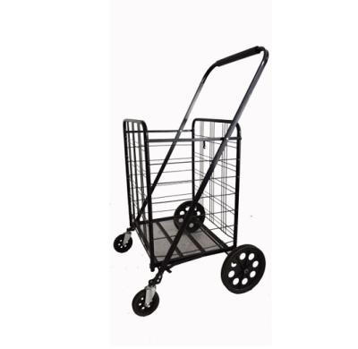 China Factory Customized 50KGS Tools Steel Wire Portable Folding Shopping Cart For Supermarket for sale