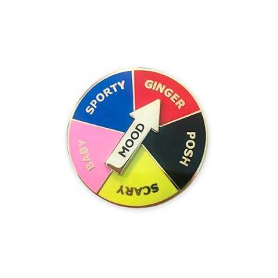 China Europe Custom Design Gaming Mood Spinner Bulk Drinking Hard Spinning Soft Enamel Lapel Pin for sale