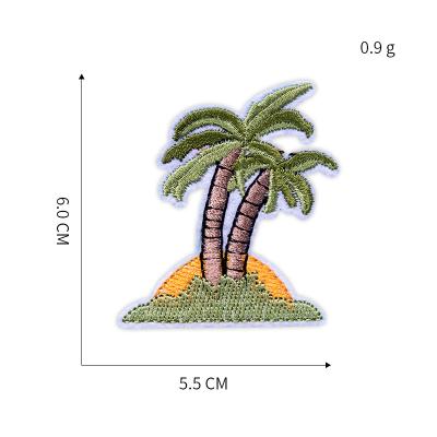 China Custom Animal Embroidery 3D Patch Cute Tree Pattern Embroidery Patch for sale