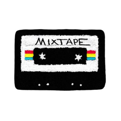 China Large Chenille Viable Mixtape Cassette Mix Tape DJ Chenille Patch Badge for sale